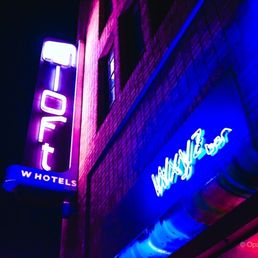 Entrance outside the Aloft