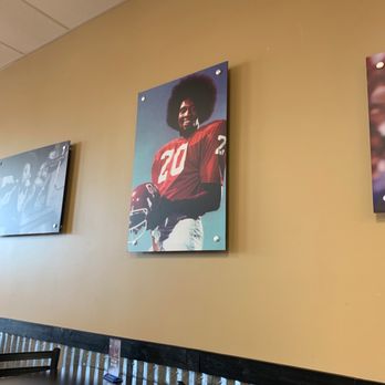 Billy Sims BBQ - Memorabilia on the walls - Sandwiches Near Me - Chickasha, Oklahoma