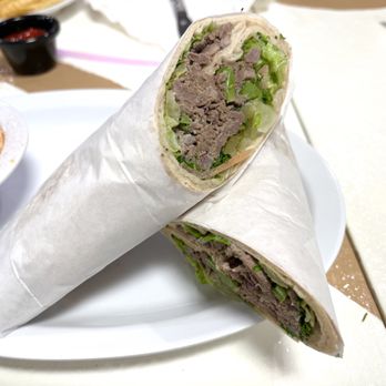 Phoenician Resto Cafe - Beef shawarma wrap - Lebanese Near Me - Austin, Texas