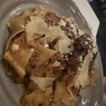 Luce Secondo - Wild Boar Ragu - house-made pappardelle pasta. - Italian Near Me - Chesapeake, Virginia Luce Secondo - Wild Boar Ragu - house-made pappardelle pasta. - Italian Near Me - Chesapeake, Virginia