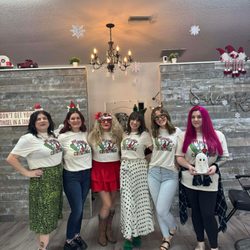 Salon Revive - Salon Revive Elves working hard for all your holiday hair needs!