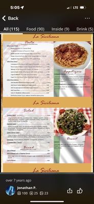 Menu photo 6 La Siciliana Willits, CA Menu photo 6 La Siciliana Willits, CA
