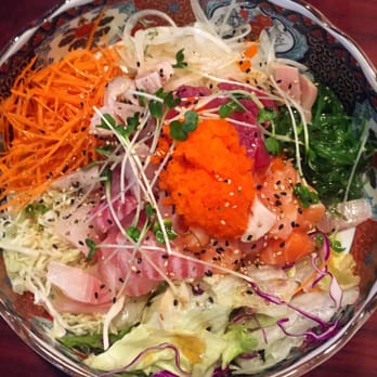 Joyce's Sushi - Spicy sashimi bowl - Japanese Near Me - Rancho Mirage, California Joyce's Sushi - Spicy sashimi bowl - Japanese Near Me - Rancho Mirage, California