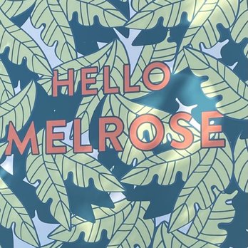 Hello Melrose Mural - Public Art Near Me - Los Angeles, California Hello Melrose Mural - Public Art Near Me - Los Angeles, California