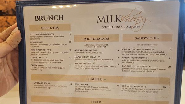 Menu photo 3 Milk & Honey Chantilly, VA