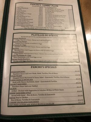 Menu photo 6 Pancho's Mexican Restaurant Orange, CA Menu photo 6 Pancho's Mexican Restaurant Orange, CA
