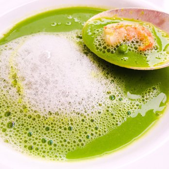 Augustine Restaurant - Cream of green peas with crayfish tail - much better than what I had expected of pea soup - French Near Me - Praha-1, Puerto Rico Augustine Restaurant - Cream of green peas with crayfish tail - much better than what I had expected of pea soup - French Near Me - Praha-1, Puerto Rico