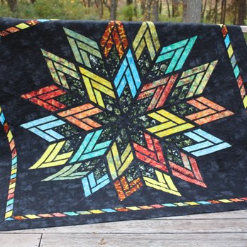 Sew That! - Fractured Star - one of my favorite beginner patterns for paper piecing. - Fabric Stores Near Me - Charles City, Iowa
