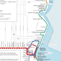 Bus route map