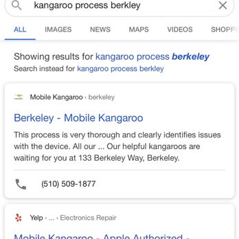 Mobile Kangaroo - Apple Authorized - Incorrect address - Electronics Repair Near Me - Berkeley, California