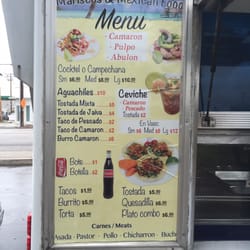 Mariscos Guillen - Menu