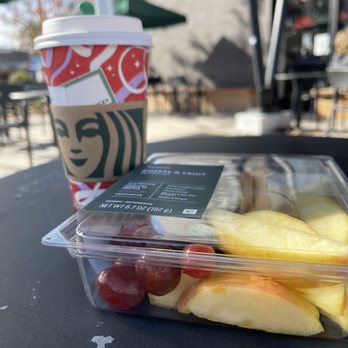 Starbucks - a container of fruit and a cup of coffee - Coffee & Tea Near Me - Greensboro, North Carolina Starbucks - a container of fruit and a cup of coffee - Coffee & Tea Near Me - Greensboro, North Carolina