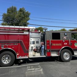Happy Little Faces - Fire department visit