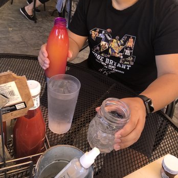 Skillet'z Cafe - If you order orange juice, it comes in this water bottle and they let you keep it :). - Breakfast & Brunch Near Me - Fremont, California Skillet'z Cafe - If you order orange juice, it comes in this water bottle and they let you keep it :). - Breakfast & Brunch Near Me - Fremont, California