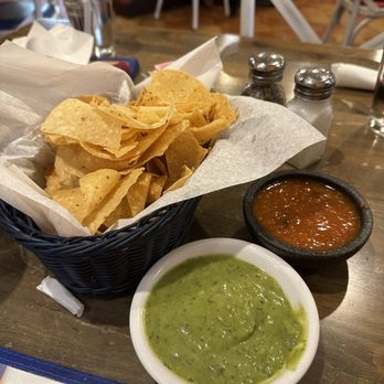 Las Fontanas on Walnut - That green salsa (verde) was BOMB! Loved it! Chips were great also! - Mexican Near Me - New Braunfels, Texas