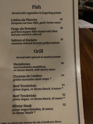 Menu photo 3 El Meson Restaurant Houston, TX