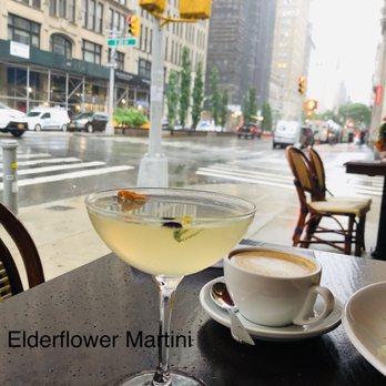 L’Express - Elderflower Martin & a latte! - French Near Me - New York, New York