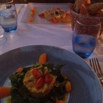 Couleurs Jardin - Crab salad with turmeric and mango and orange - Mediterranean Near Me - La Croix Valmer, 83