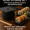 Umi Sushi & Grill gift card
