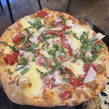 Mootz Pizzeria + Bar - 10" Grandma. - Pizza Near Me - Detroit, Michigan Mootz Pizzeria + Bar - 10" Grandma. - Pizza Near Me - Detroit, Michigan