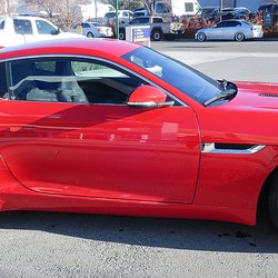 Just a little touch up drying after a freeway drive after washing! Easy!