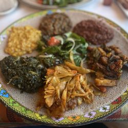 Enjera Restaurant - Veggie Combo For 1