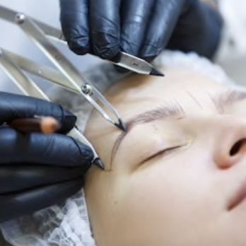 LE Permanent Cosmetics - During PhiBrows Microblading Measuring - Permanent Makeup Near Me - Largo, Florida LE Permanent Cosmetics - During PhiBrows Microblading Measuring - Permanent Makeup Near Me - Largo, Florida