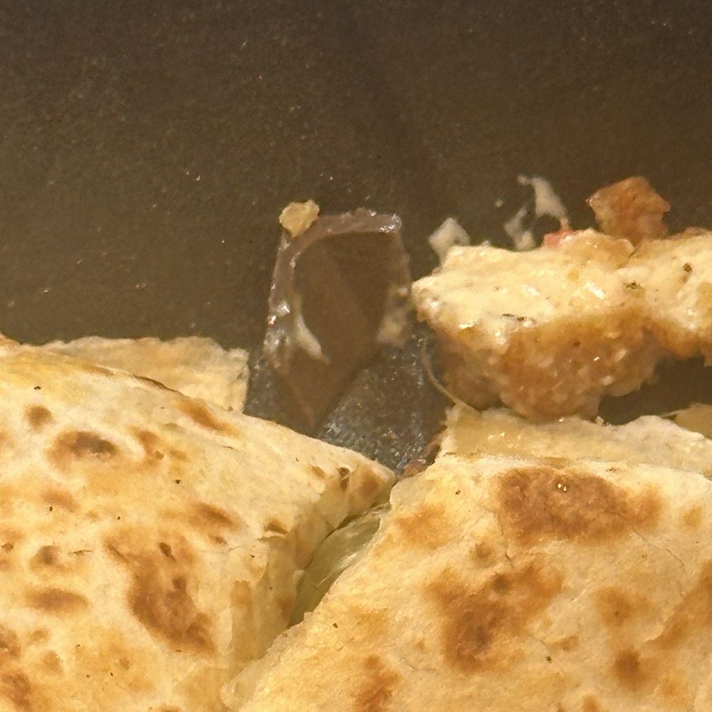 Plastic in my Chicken Fajita Quesadilla Plastic in my Chicken Fajita Quesadilla
