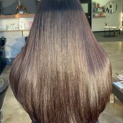 North Hair Design - Long layers with face frames 3
