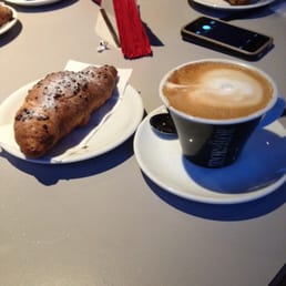 Cappuccino and pastry Cappuccino and pastry