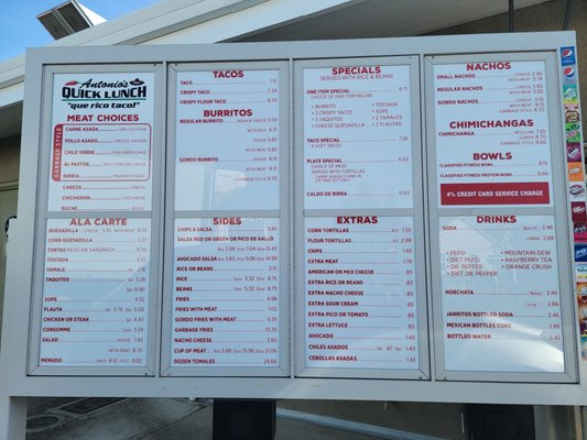 Menu photo 4 Antonio's Quick Lunch Yuba City, CA