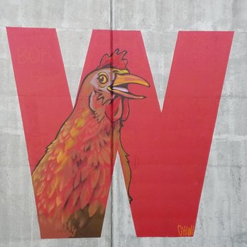 WABASH WALLS - W by Ella V 2018 - Public Art Near Me - Lafayette, Indiana