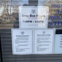 Social Security - Drop Box Hours