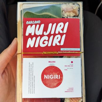 Mujiri - Nigiri box comes with 7pcs nigiri - Japanese Near Me - Oakland, California Mujiri - Nigiri box comes with 7pcs nigiri - Japanese Near Me - Oakland, California