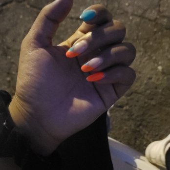 Dz Nailz Tho - One of my more recent summer nails - Nail Technicians Near Me - Orange, California