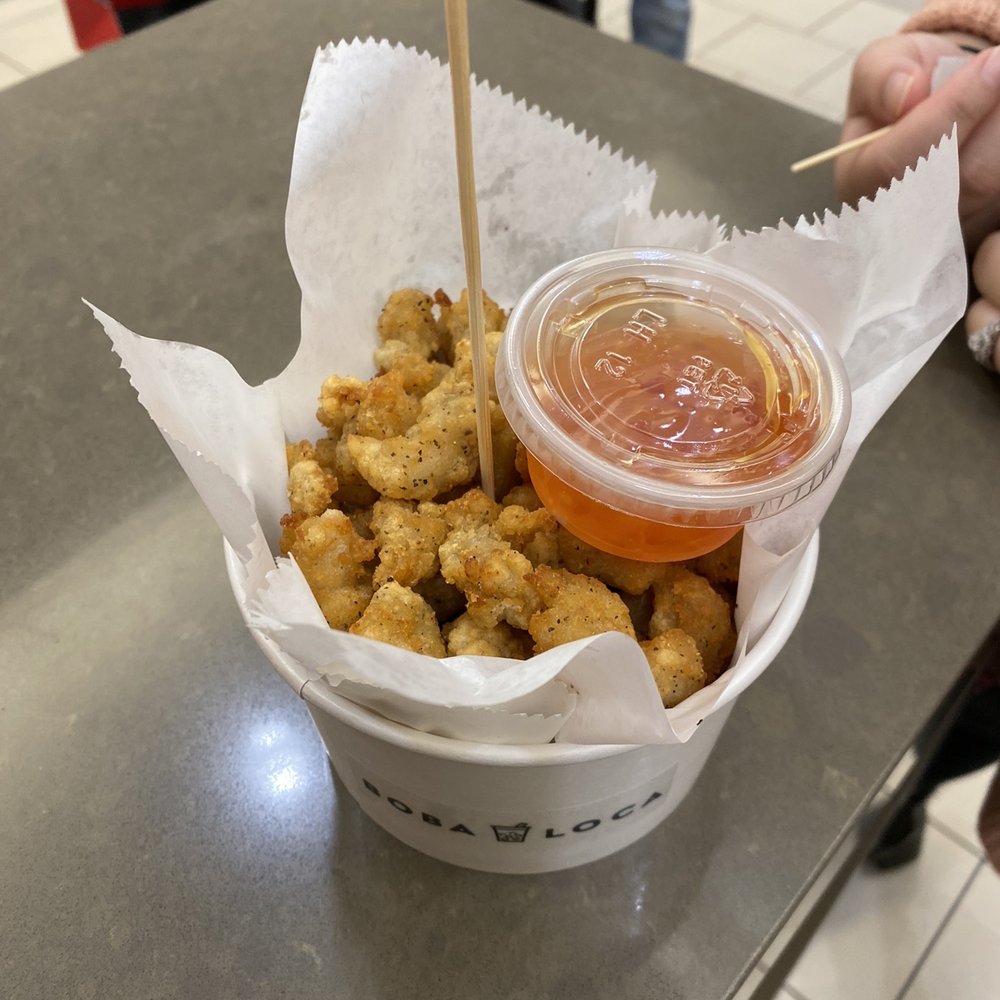 Boba Loca - Large Popcorn Chicken - Bubble Tea Near Me - Sacramento, California