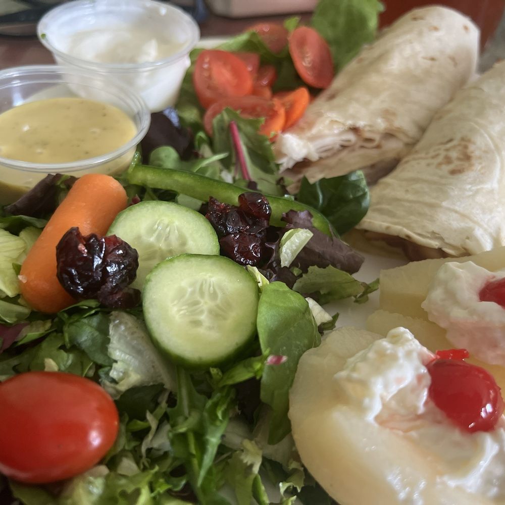 Lulu's Tea Room - Turkey/swiss wrap, salad, stuffed pears - Venues & Event Spaces Near Me - Powell, Tennessee Lulu's Tea Room - Turkey/swiss wrap, salad, stuffed pears - Venues & Event Spaces Near Me - Powell, Tennessee