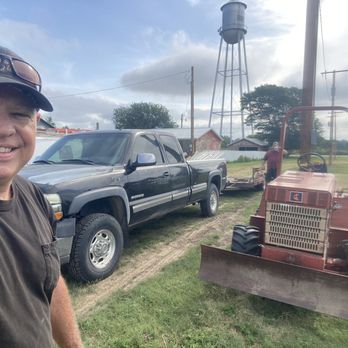 Legacy Electric - Licensed electrician in Colby Ks. getting the work done with the trencher to power up the football field lights - Electricians Near Me - Kanorado, Kansas