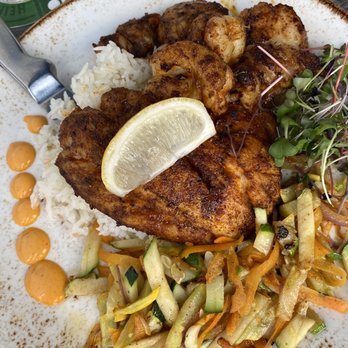 Clear Sky Cafe - Blackened Mixed Grill - New American Near Me - Clearwater, Florida
