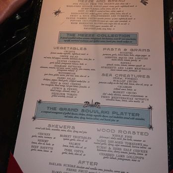 Night Hawk - menu - Greek Near Me - Coronado, California