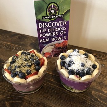 Impact Juice Bar - nutty bowl to the left, amazing bowl to the right. - Juice Bars & Smoothies Near Me - Orange, California Impact Juice Bar - nutty bowl to the left, amazing bowl to the right. - Juice Bars & Smoothies Near Me - Orange, California