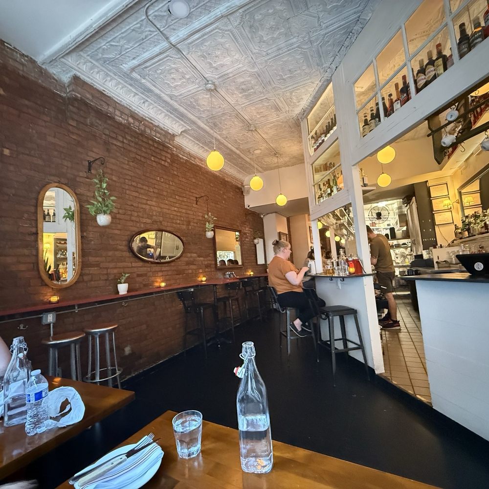 Santa Panza - View of the restaurant from our table. - Pizza Near Me - Brooklyn, New York Santa Panza - View of the restaurant from our table. - Pizza Near Me - Brooklyn, New York