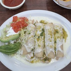 Lupitas Mexican Restaurant - Chicken Enchiladas - SOOO Good!