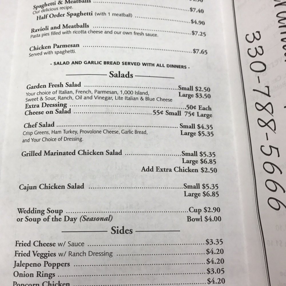 Uptown Pizza - Menu page two, October 2016 - Pizza Near Me - Youngstown, Ohio Uptown Pizza - Menu page two, October 2016 - Pizza Near Me - Youngstown, Ohio