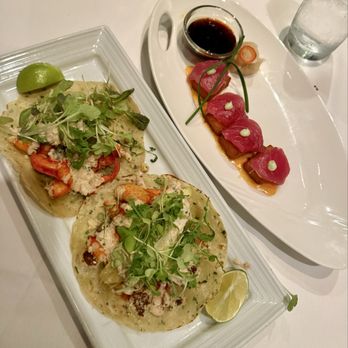 Eddie V's Prime Seafood - Maine Lobster Tacos and Ahi Tuna - Seafood Near Me - Scottsdale, Arizona