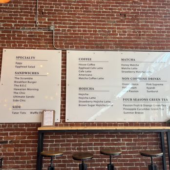 Egghead Sando Cafe - Menu as of 1/17/24 - Breakfast & Brunch Near Me - San Jose, California