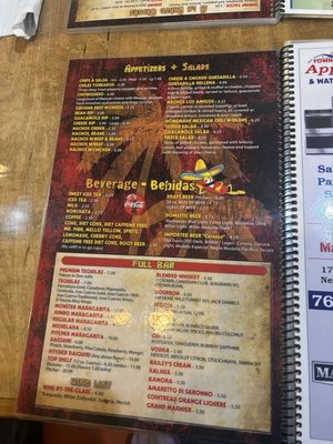 Menu photo 2 Los Amigos Mexican Restaurant New Castle, IN