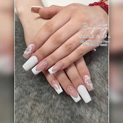 Neutral Nails - Who said neutral nails had to be boring? The nail that goes with everything and brings a little something extra as well!