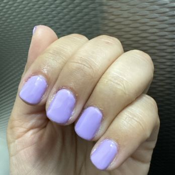 KC Nails & Spa - Nails all dry, cuticles look terrible and hand to see but nails are bumpy - Nail Salons Near Me - Riverside, California