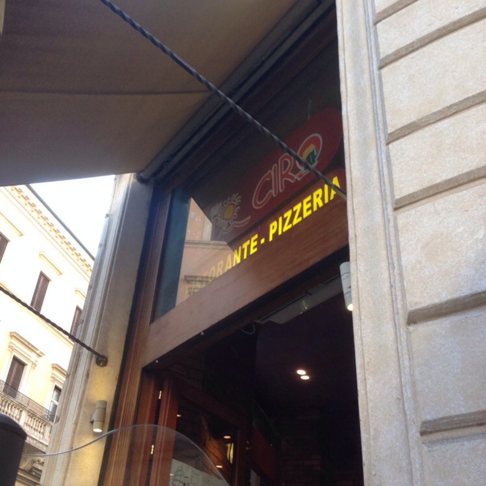 zio ciro - Front door. We ate outside and enjoyed the atmosphere and people watching - Restaurants Near Me - Rome, RM